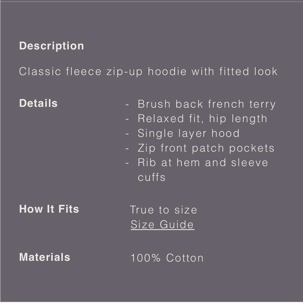 Khy fleece zip hoodie with oversized hood - Picture 4 of 8